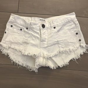 One teaspoon bonita shorts white 26